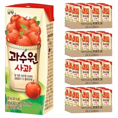 Namyang 南陽乳業 Gwasoowon 蘋果汁, 190ml, 96入