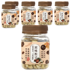 臻御行 原味松子 (80g/罐) - 低溫烘焙 無添加 健康零食首選, 6罐