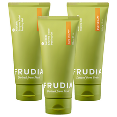 FRUDIA 美肌 OK繃 酪梨酵素溫和去角質乳 120ml, 3盒