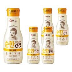 Sempio 膳府 幼兒料理醬油 拌和炒用, 200ml, 5瓶