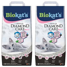 Biokat's 碧歐貓 雙鑽雙效貓砂 清香 8L｜德國貓砂 寵物貓砂, 2包