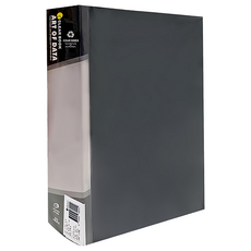 雙德 PP主色板80入資料簿 A4, 黑色, 1個