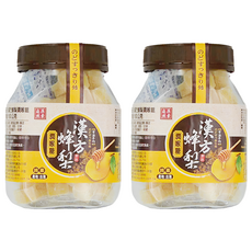 自然原素 漢方蜂梨潤喉糖, 2罐, 180g