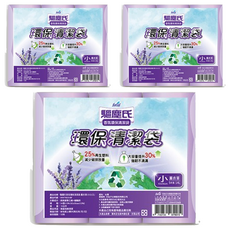 farcent 花仙子 驅塵氏 香氛環保清潔袋 小 43 x 56cm 薰衣草 54張, 14L, 3包