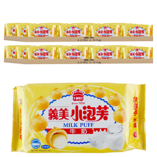 義美 小泡芙 香濃牛奶, 57g, 24盒
