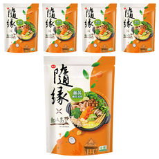 味丹 隨緣 薑黃椰香湯底 全素, 800g, 5包