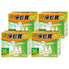 速必效 無味型電熱淨蚊寶 3入組 居家除蚊守護神, 120ml, 4盒