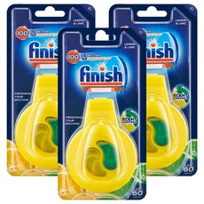 finish 洗碗機除味芳香劑 清新檸檬, 4ml, 3個