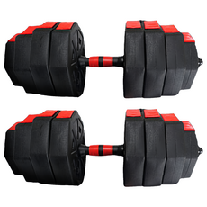 八角啞鈴 10kg 2個, 組合式重量可調, 健身訓練器材