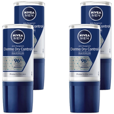 NIVEA 妮維雅 男士96H超能科研制汗爽身乳液 50ml, 4件