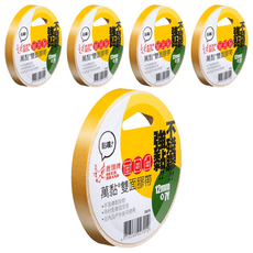 DEER BRAND 鹿頭牌 萬黏雙面膠帶, 黏性強 黏力持久 手可撕, DSS7B, 5捲