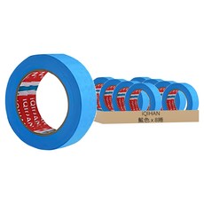 iQIHAN 紙膠帶 DADA color 藍色 25 毫米x20 公尺 4入, 8捲
