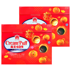 【義美】小泡芙禮盒, 單件, 2盒