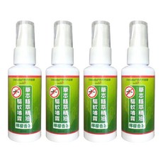 ECOCERT 草本植萃精油趨蚊噴霧, 60ml, 4瓶