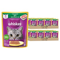 偉嘉 Whiskas 妙鮮包 80g, 鮪魚, 24個