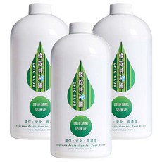 CHIC CLUB 條紋共和國 環境滅菌防護液, plus bio-tech高濃度穩定技術, 高效無毒, 不刺激皮膚與呼吸道, 1L, 3瓶