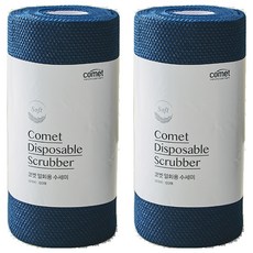 comet 柔軟拋棄式菜瓜布, 2個, 海軍藍, 60入