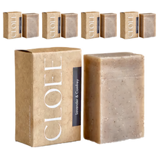 CLOEE 薰衣草紫草皂 2合1潔顏沐浴 美國手工製造, 103g, 5個