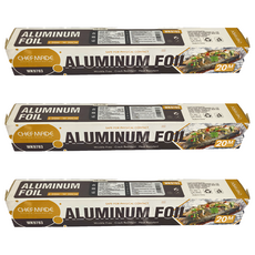 CHEFMADE 學廚 鋁箔紙 加厚型, 20m, 20m x 30cm, 3個