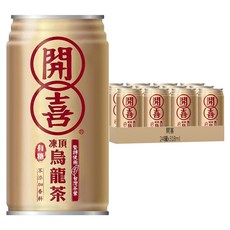 開喜 凍頂烏龍茶 有糖, 318ml, 24罐