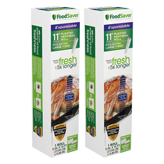 Foodsaver 真空加大立體卷 11吋 立體設計 延長保鮮 適用多款真空機, 1捲, 2盒