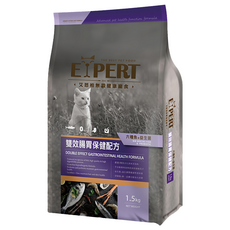 EXPERT 艾思柏 無穀貓食 雙效配方, 腸胃保健, 1.5kg, 1袋