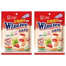 義美 乳酸脆皮軟糖 水果多多, 108g, 2包