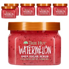 TREE HUT 乳油木蜜糖身體磨砂膏 Watermelon 18oz, 510g, 6件