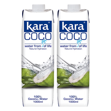 kara 佳樂 100% Coconut Water 佳樂椰子水, 1L, 2瓶