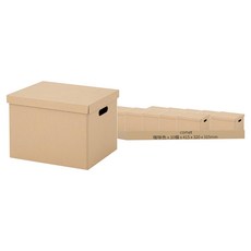 comet Home 收納紙箱, 10個, 咖啡色