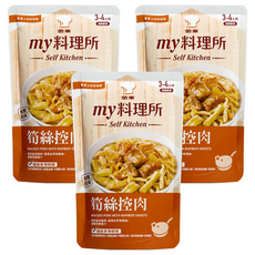 金車 my料理所 筍絲控肉, 3包, 565g
