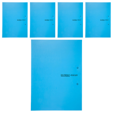 ECO Chungwoon 直式雙夾資料夾板, 天藍色, 5本