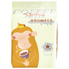 Darling White Coffee 親愛的白咖啡 咖啡牛乳, 25包, 20g, 1袋