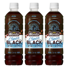 Asahi 朝日 Wonda 黑咖啡飲料, 500ml, 3個
