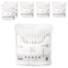 CHENYU 辰昱 純淨棉花棒 環保雙頭款, 200支, 6罐