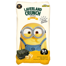 MANJUN 韓國小小兵海苔 起司口味, 1個, 40.5g