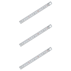 SHINWA 鶴龜 鋼直尺 鐵尺 不鏽鋼直尺 直尺 全公分 日本製 15cm, 13005, 3支