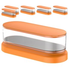 超聲波眼鏡/飾品清洗機 進階款, 6個, 橘色, 眼鏡清潔好幫手