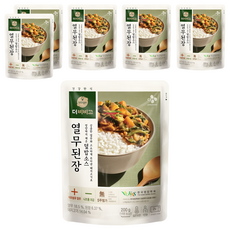 CJ bibigo 嫩蘿蔔葉大醬豬肉拌飯醬, 200g, 6包