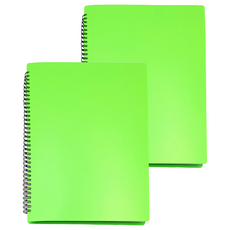 不反光樂譜夾 30頁60面 A4 綠色 樂譜文件夾 資料夾, 2個