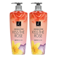 ELASTINE 伊絲婷 香水潤髮乳 大馬士革玫瑰 600ml 高貴迷人香氛 添加四種精油, 2瓶