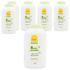 PiYOPiYO 黃色小鴨 酵素爽身粉, 150g 嬰兒護膚, 呵護寶寶的嬌嫩肌膚, 6瓶