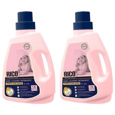 RICO Baby 金盞花有機天然洗衣精 含八種成分 溫和自然 無過敏香精, 1.6L, 2瓶