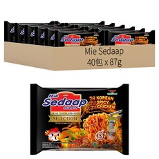 Mie Sedaap 喜達 Goreng Ayam Pedas Korea 韓式辣雞乾炒麵, 40包