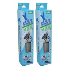 多麼潔 Y型超潔膠棉替換頭, 膠棉服貼地面 清潔效果佳 創新U型溝槽, 165g, 2盒