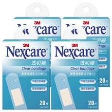 3M PE系列 OK繃 透明, 20片, 4盒