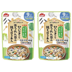 MORINAGA 森永 幼兒食品 雞肉野菜丼, 日本國產肉與野菜 100%使用, 不使用著色劑、防腐劑、香料, 100g, 2包