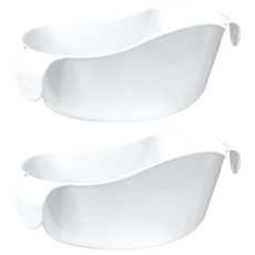 感恩使者 嘔吐/漱口杯B 白色 臥床老人適用 大容量防溢, 2個