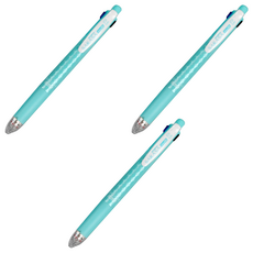 ZEBRA 斑馬牌 SARASA 4+1 多功能原子筆 藍綠色 0.5 毫米 J4SA11, 3支