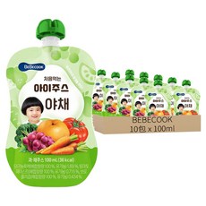 BEBECOOK 嬰幼兒綜合蔬果汁, 100ml, 10包